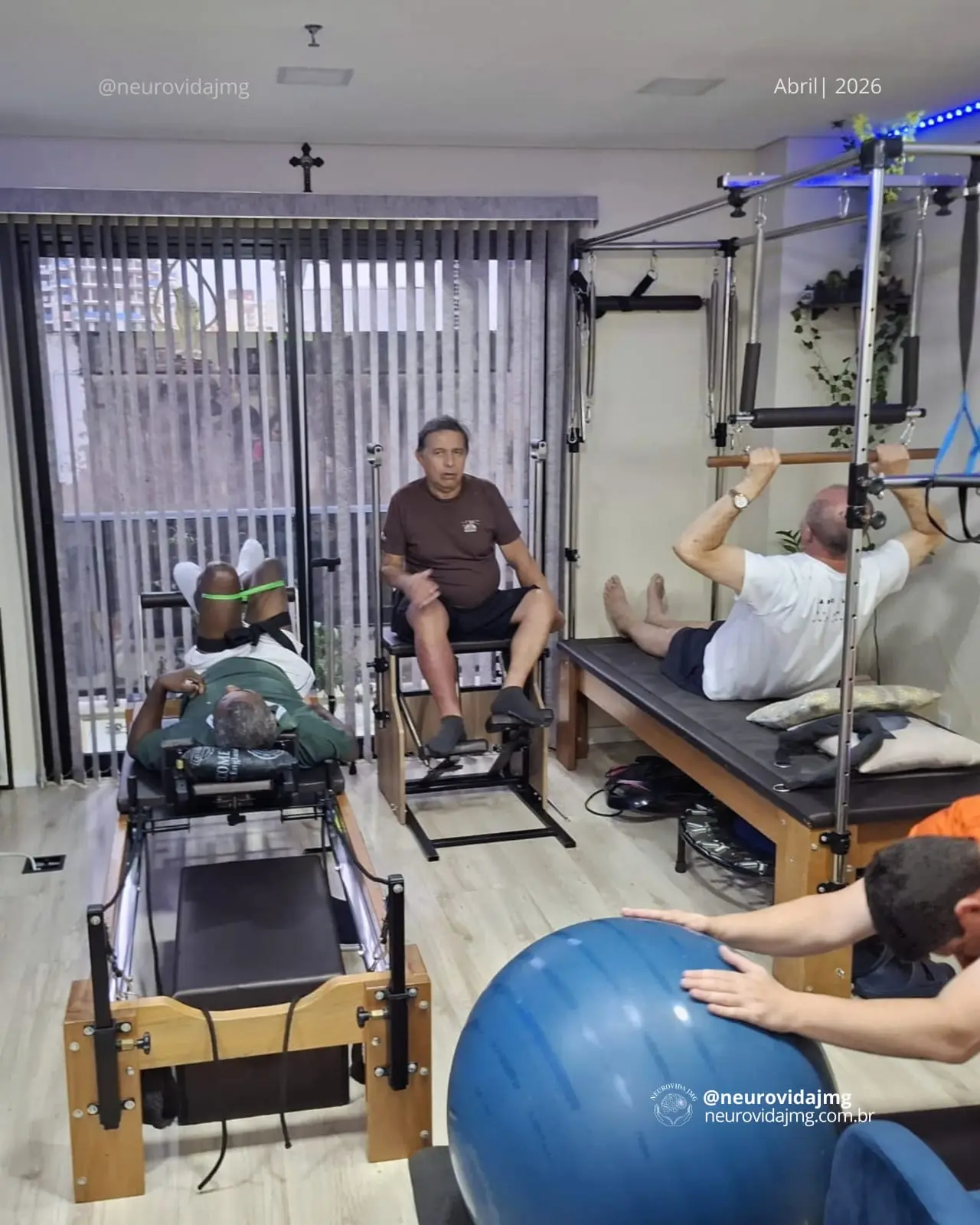 Atendimento individualizado com exercícios adaptados na Neurovida JMG