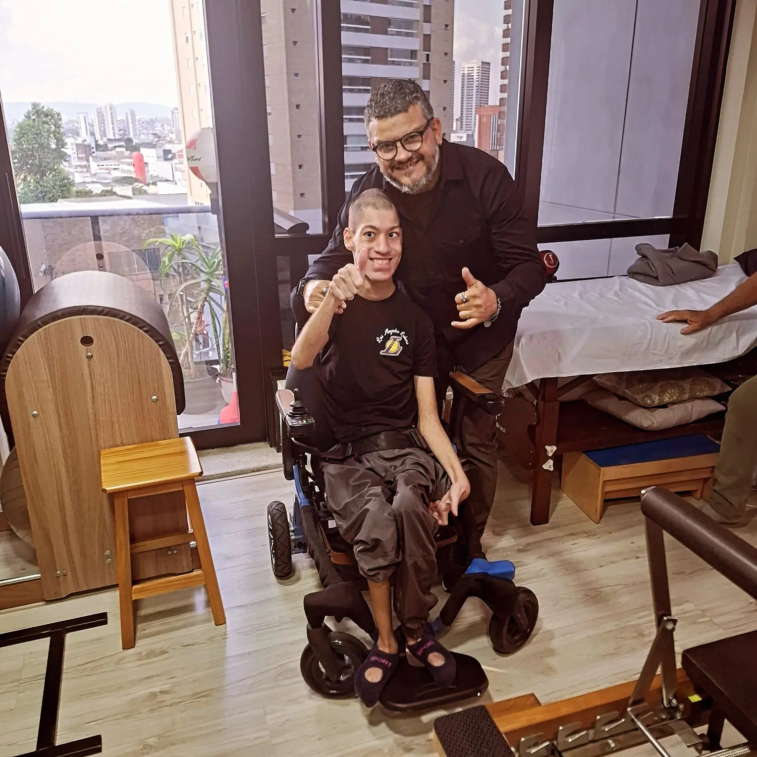Momento de confiança e acolhimento durante o atendimento